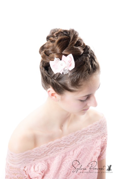 Accessoire Fleur personnalisée sur élastique